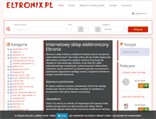 Tablet Screenshot of eltronix.com.pl